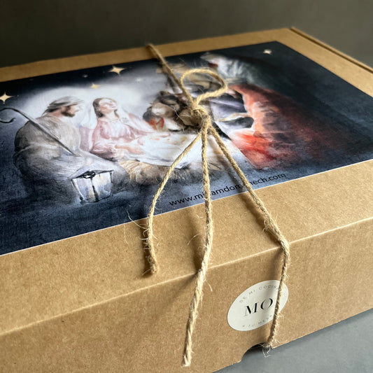 Desayuno de Navidad con felicitación de @miriamdomenech