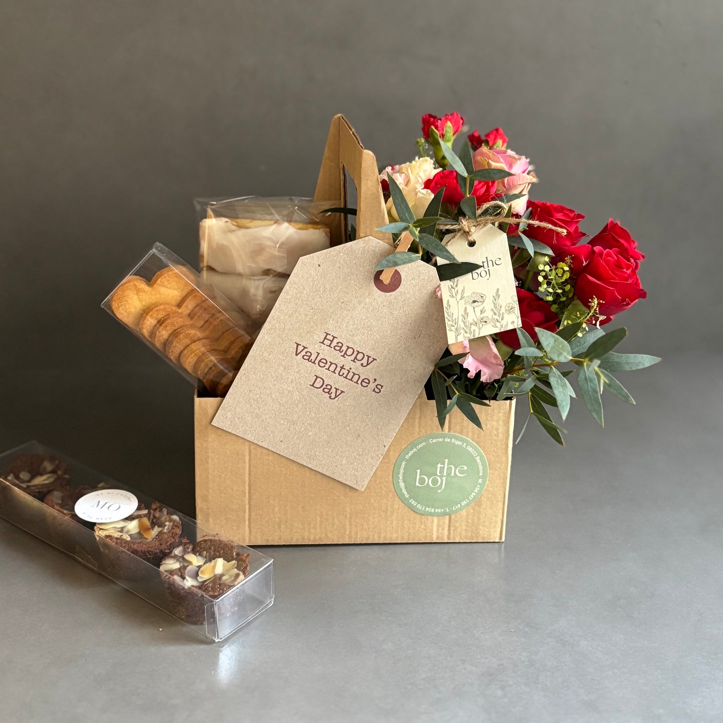 Dulce San Valentín flores @theboj