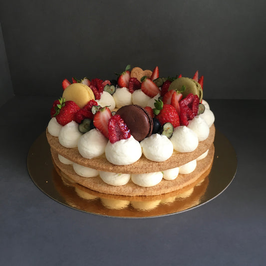 Sablé de llimona i fruites